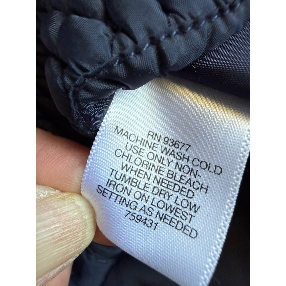 Liz Claiborne Navy Puffer Vest Size Small - Picture 4 of 5